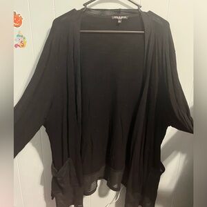 Cable & Gauge Black Women's Cardigan